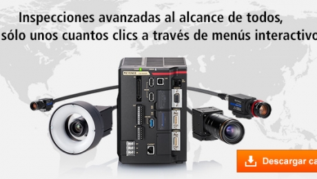 Sistema de visión de fácil configuración con enseñanza automática  Serie CV-X