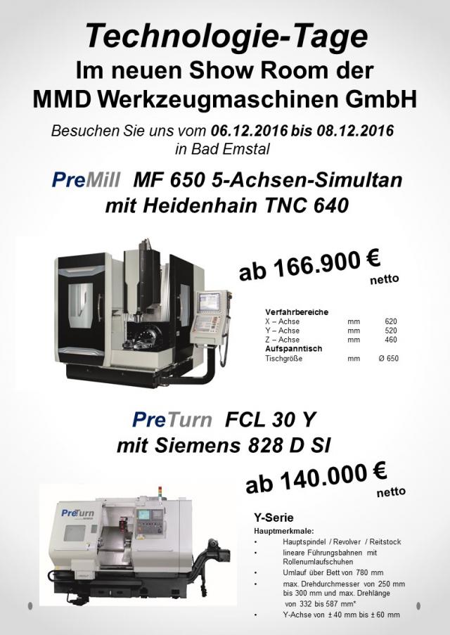 Showroom Technology Days en la empresa MMD Werkzeugmaschinen GmbH