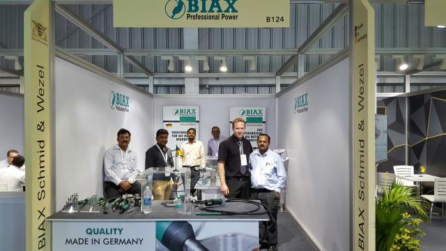 BIAX en la India - Imtex 2017