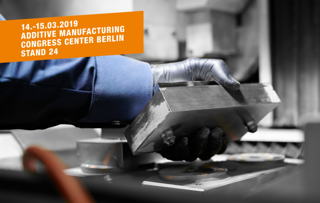 Treffen Sie uns am 14. und 15.03.2019 auf der 3. Additive Manufacturing in Berlin
