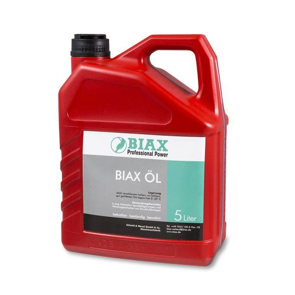 Öl - BIAX Spezialöl / 5,0 Liter