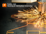 Fusion 360 Nesting & Fabrication Extension