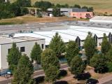 DVS Production – Verwaltungs- und Produktionsgebäude aus der Vogelperspektive